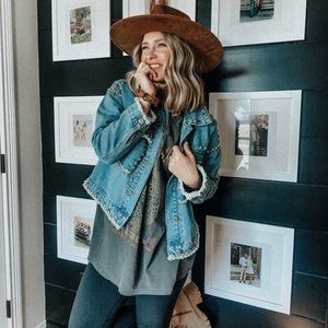 Pink Lily Denim Jacket